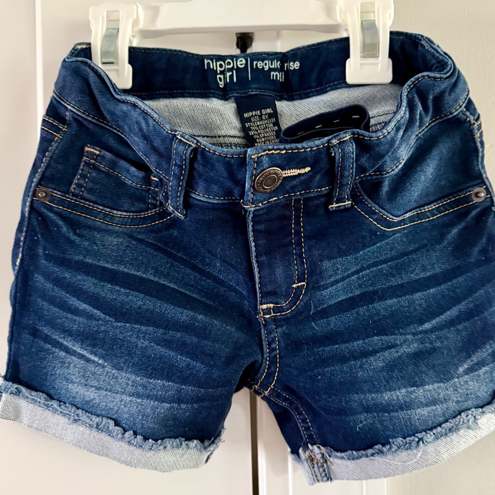 Blue Denim Kids Shorts